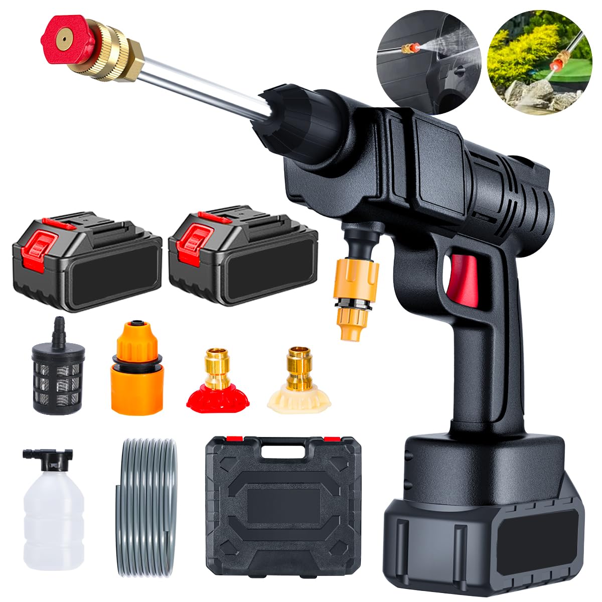 HIDROLAVADORA PLUS DE 2 BATERIAS EXTRA GRUESAS "ORIGINAL"