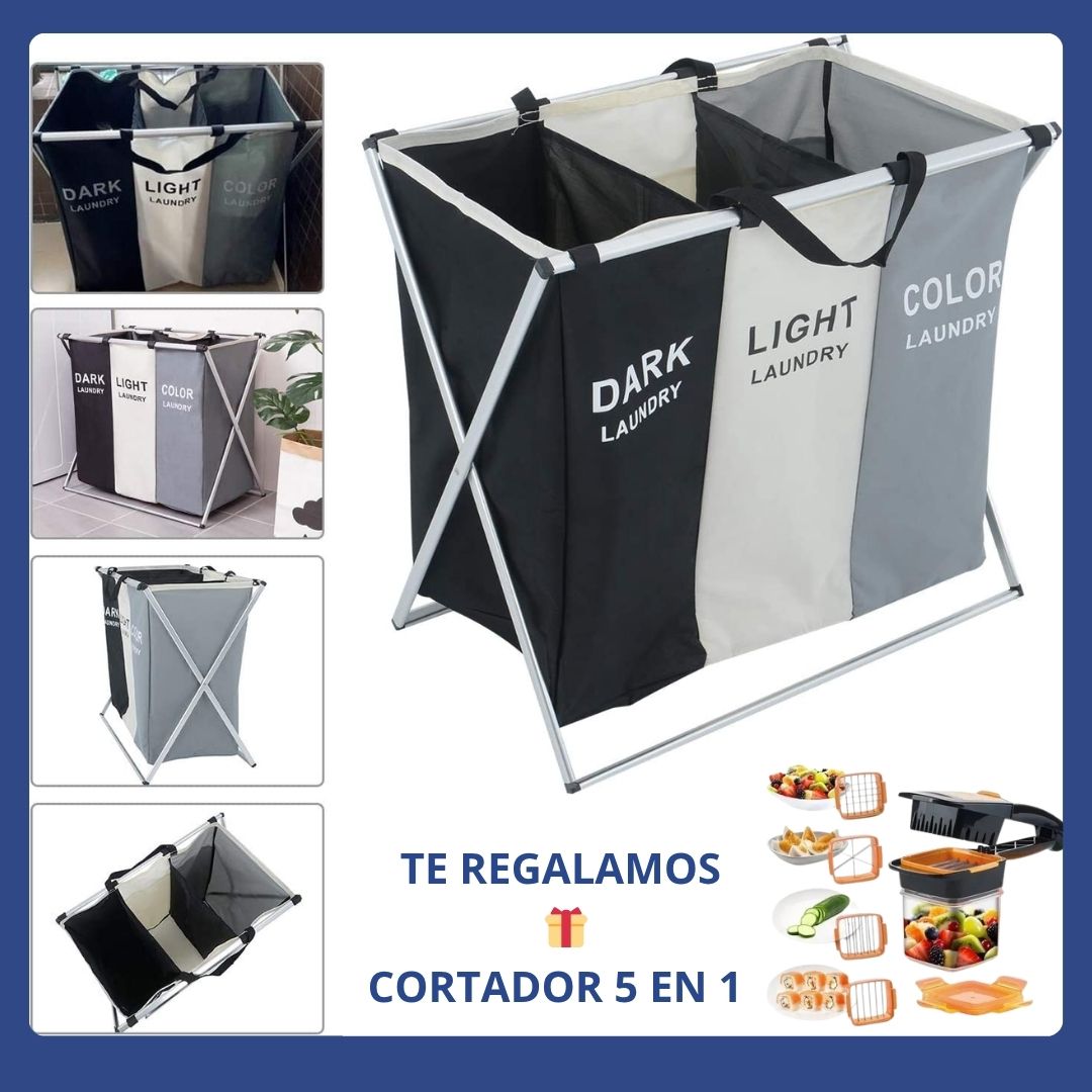 CESTA DE ROPA SUCIA "CLEANING TOTAL"